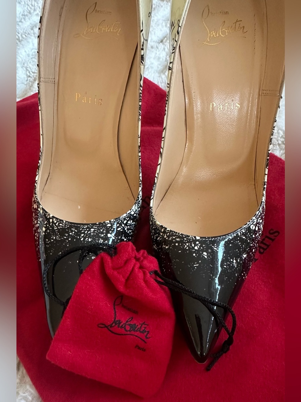 Christian Louboutin So Kate 120 In Degraloubi Patent Leather
